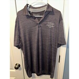 Under Armour Size L Men's UA Tech Polo Golf Shirt Graphite